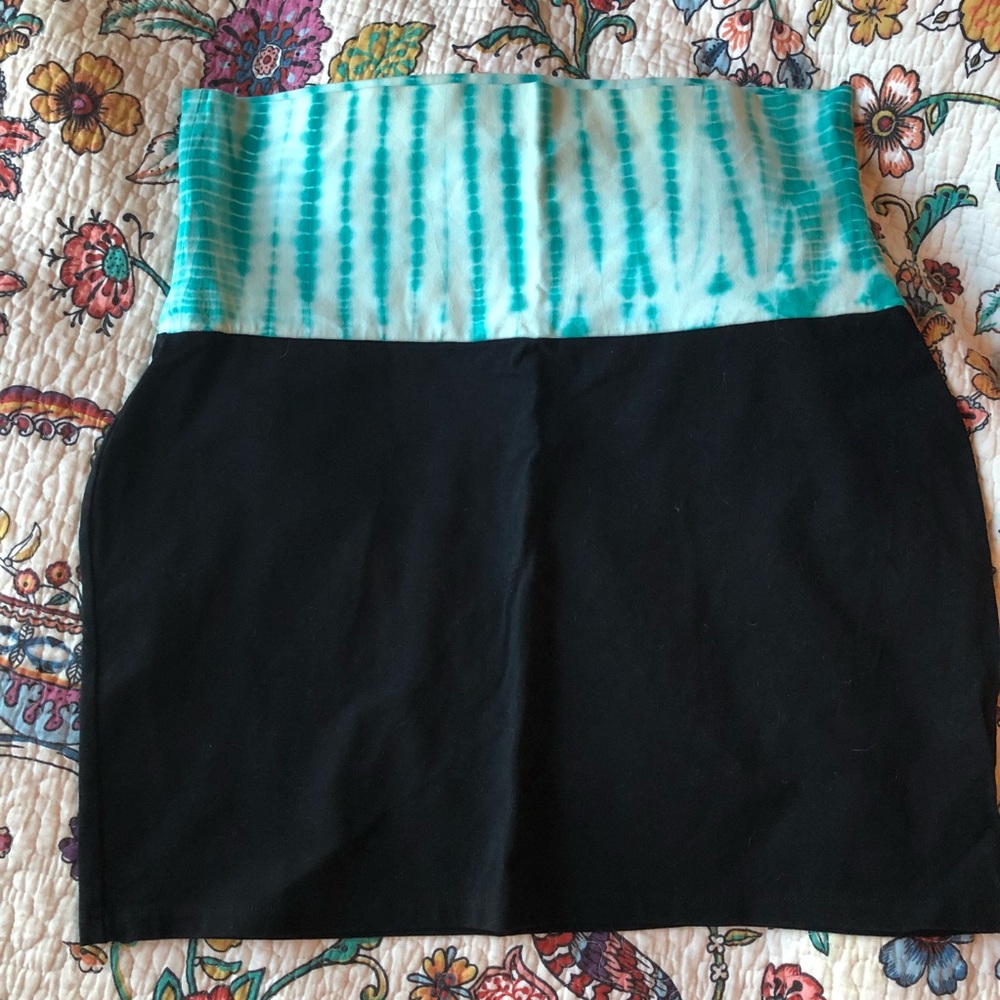 NWOT Express Bodycon Fold-Over Skirt